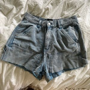 BDG HIGH RISE CARPENTER JEAN SHORTS